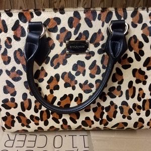 St John's Leopard Purse